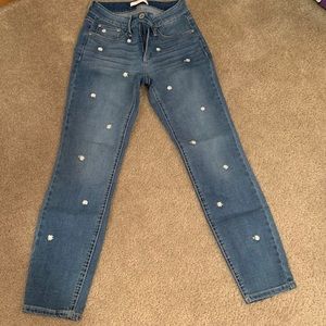 Jeans with Floral detail